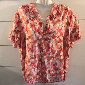 Vintage floral blouse!